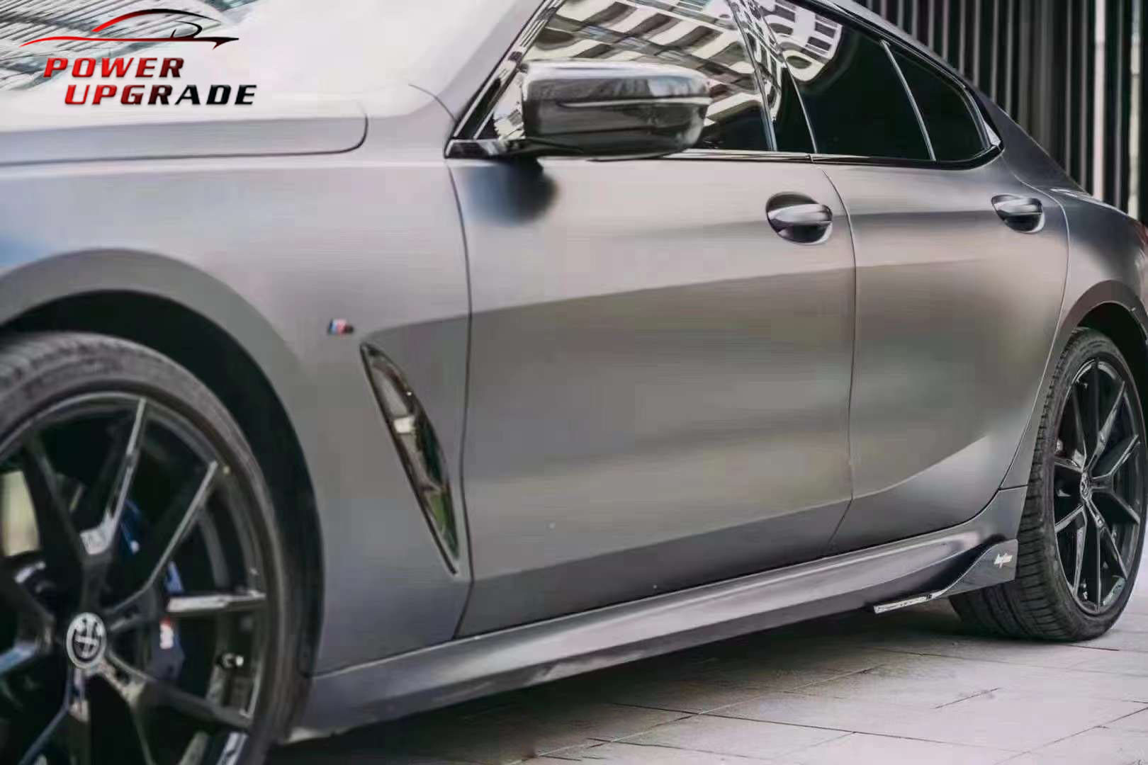 Suitable for BMW 8 Series G14 G15 G16 upgraded AC dry carbon fiber modification kit: front lip, side skirts, rear spoiler, rear lip