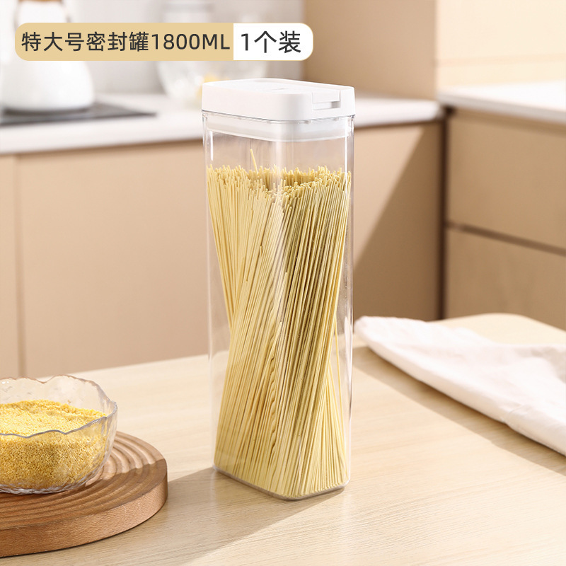 Tanque sellado para fideos de frijoles, granos, granos, cocina, caja de almacenamiento para productos secos, almacenamiento a prueba de humedad, tanque de almacenamiento a prueba de insectos