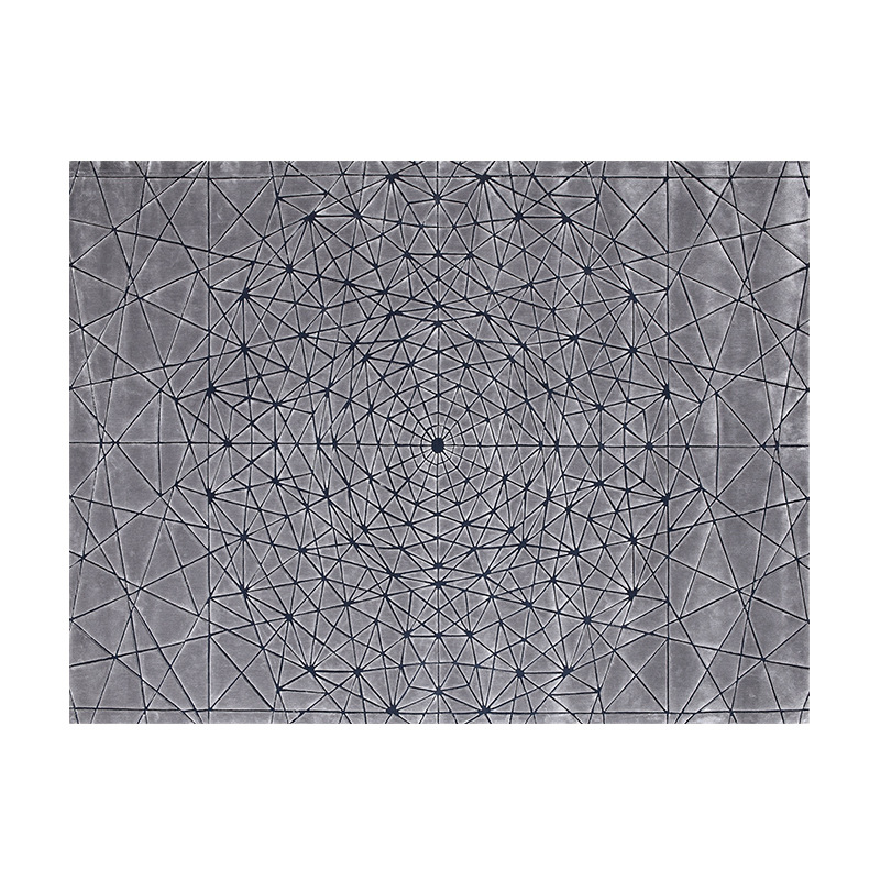 Fábrica de fuente de alfombra de lana de alta gama hotel sala de estar hecha a mano fácil de cuidar dormitorio gran área personalizada