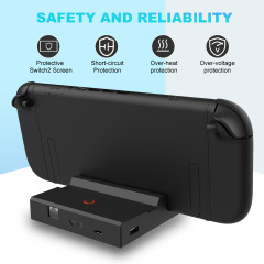 适用原装二代switch 2游戏主机充电底座高清转换器投屏支架座充