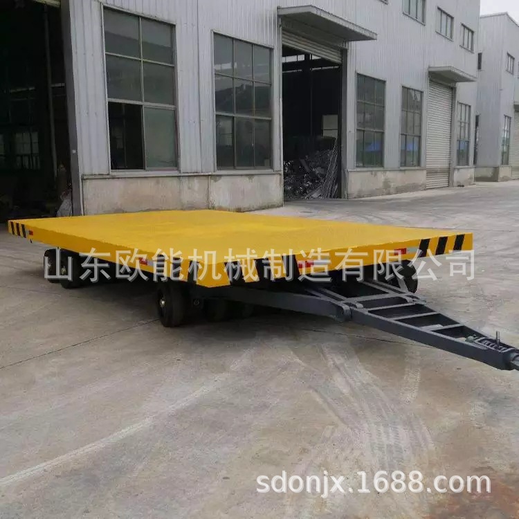 欧能平板拖车其他牵引厂区转运重型按需装板车装载机械车拖车挂车