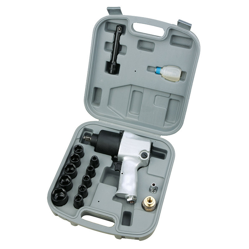 RN-870 17 件气动扳手套件 冲击扳手 延长杆 迷你注油器 扳手等等