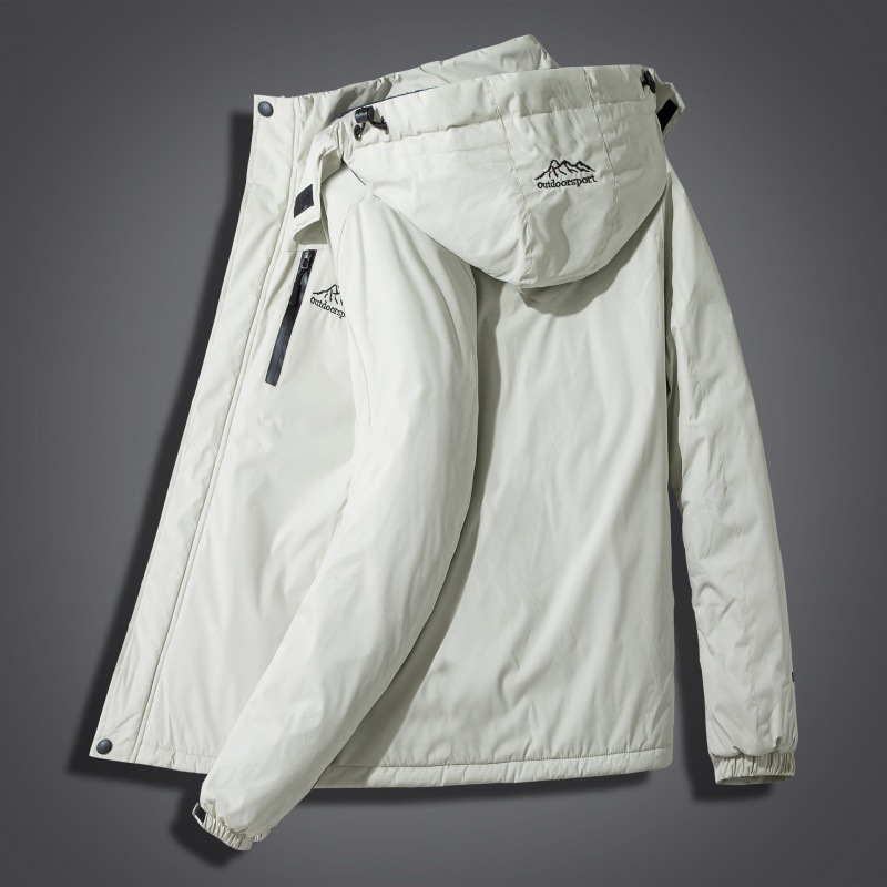 Ropa de asalto para hombres en invierno más vello al aire libre ropa de algodón caliente impermeable a prueba de frío ropa de trabajo de montaña abrigo mujer