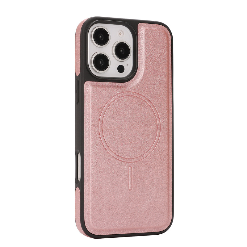 iPhone16Pro Max レザーケース S25 ワイヤレス充電携帯電話ケース 磁気 70% off カードホルダーに適した工場直販|undefined