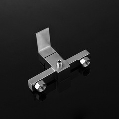 SUS304不鏽鋼淋浴混水閥電熱水器四方龍頭浴室開關冷熱暗裝水龍頭