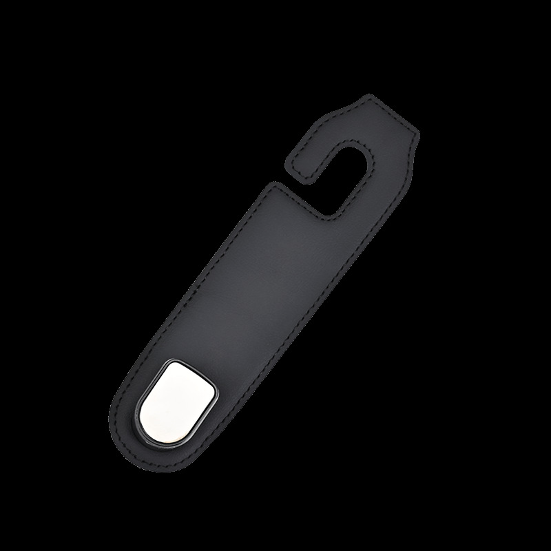 Asiento trasero del coche gancho oculto gamuza invisible coche interior y bolsa trasera gancho de almacenamiento de objetos pequeños