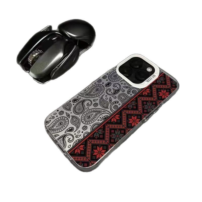 Totem personalizado transfronterizo para iPhone 16 funda para teléfono móvil Apple 15promax/14 anti-caída 13pro12 Europa y América