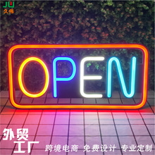 led霓虹灯牌广告牌定制发光字母灯lopen装饰灯氛围灯亚克力跨境