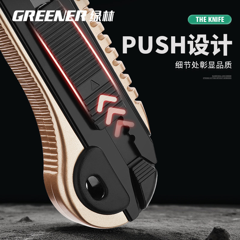 Lvlin Cuchillo para uso general Cuchillo para papel tapiz de acero de alta resistencia Cuchillo para papel tapiz grande de grado industrial grueso Soporte para cuchillos para cortar papel duradero image 3