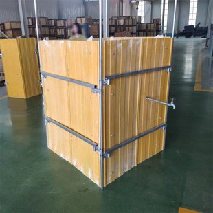 PVC plastic hard plate flood control enclosure well flood fighting rescue combined type enclosure plate assembled water retaining wall
