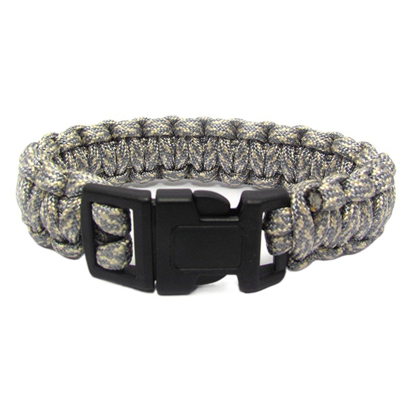Spot Wholesale 7-Core Paracord Survival Bracelet Life Rope Braided Outdoor Survival Bracelet Par Wear-Resistant
