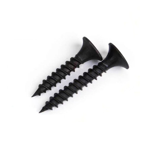 Manufacturer's wholesale black phosphorus drywall nail high-strength black cross countersink self-drilling screw wall board nail gypsum board screw