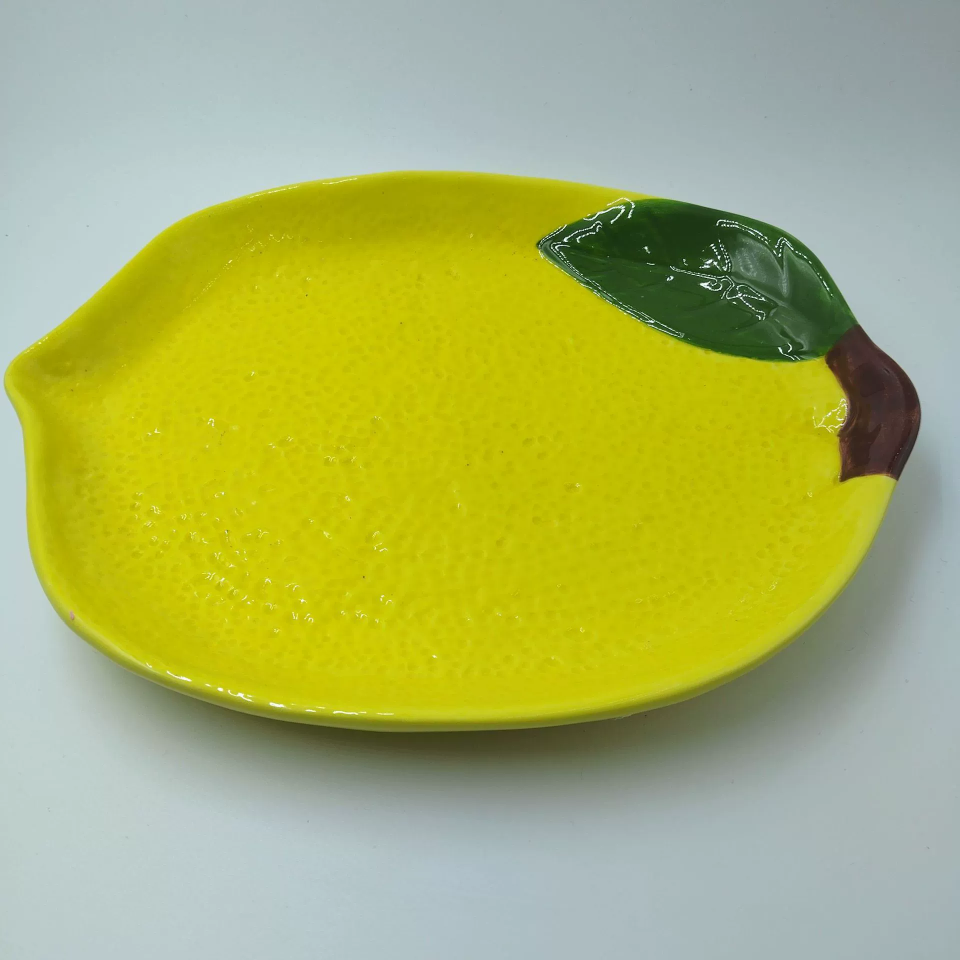 Modern simple creative lemon ceramic tea set for home office table can withstand high temperature