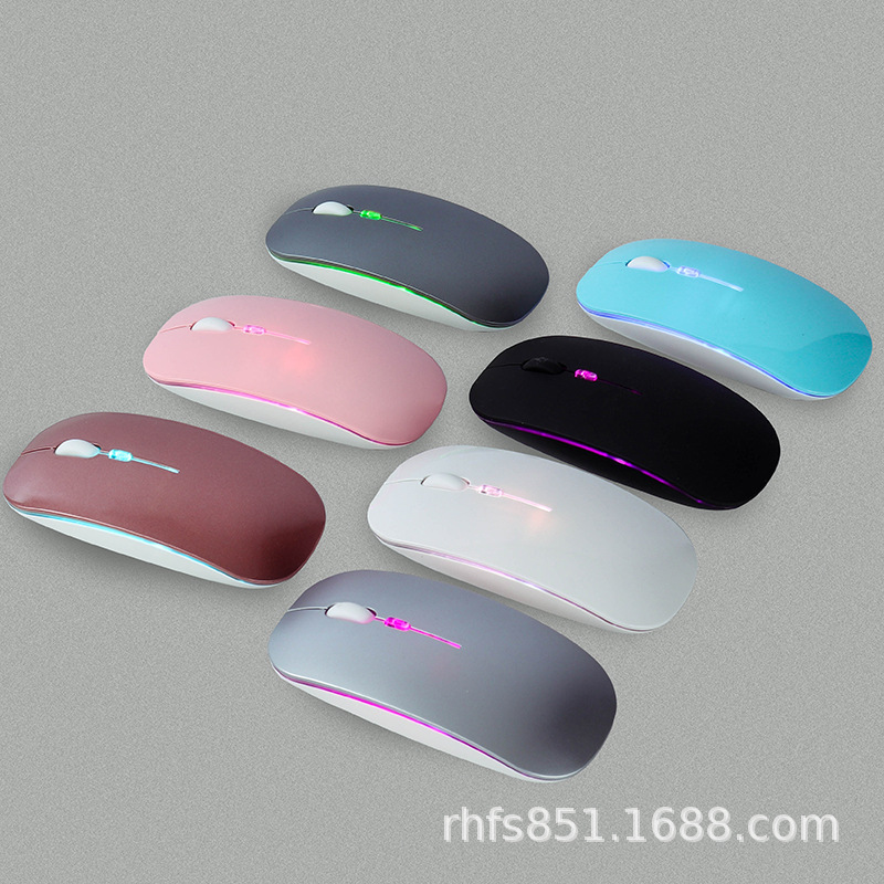 Inalámbrico Bluetooth de modo dual de carga del ratón mudo transfronterizo nuevo bolsillo pequeño portátil mini PUERTO DE TYPE-C ultrafino