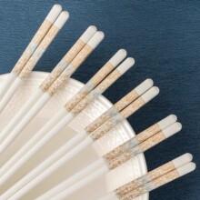 陶瓷筷子景德镇正品家用优质高档防霉筷抗菌耐高温易清洗食品级