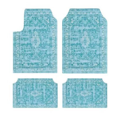 wholesale | Avtomobil döşəmə paspasları - cross-border-floor-mats-15-3045cm-two-piece-set-for-rear-seat