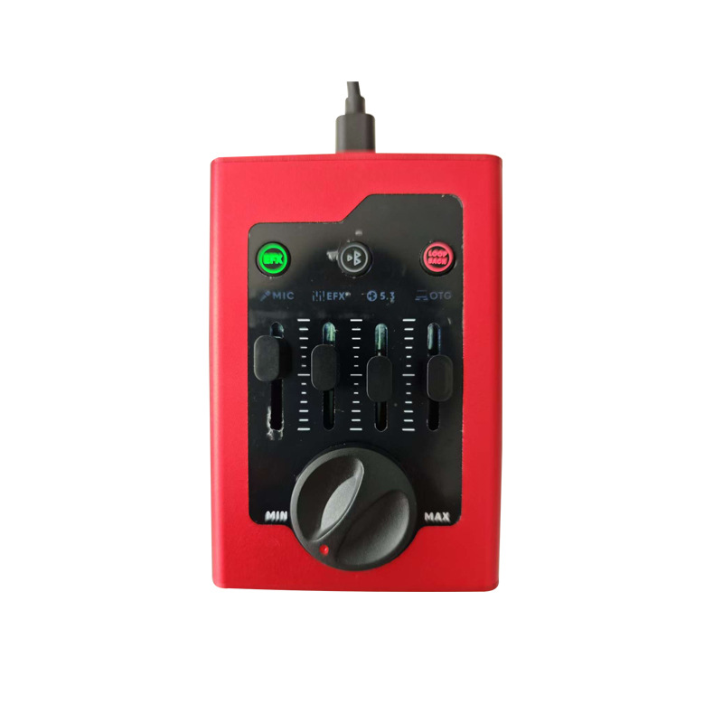 Tarjeta de Sonido para Transmisión en Vivo OTG para Grabación en Celular y PC