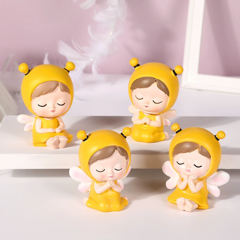Table creative cartoon resin decor, rabbit, Birthday gift