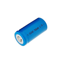 16340锂电池 3.7V尖头700mAh实标锂电池 手电筒CR123A可充电电池