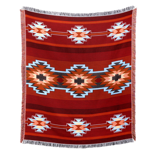 Modern simple jacquard thread blanket geometric tapestry camping blanket picnic mat universal sofa blanket sofa towel floor mat carpet