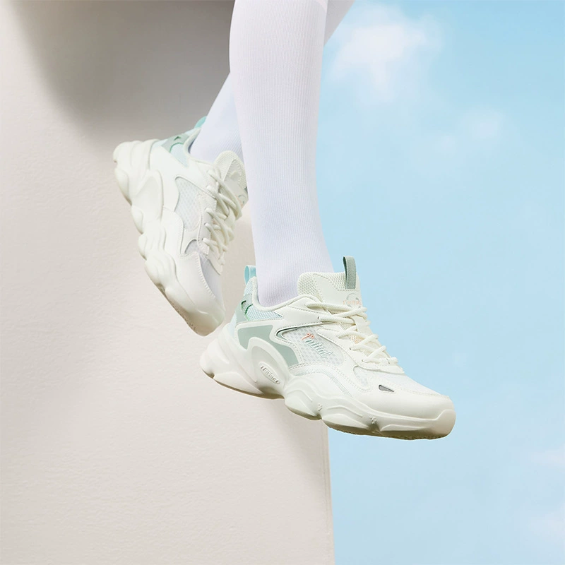 Женские кроссовки 361, коллекция Осень/Зима 2025, дышащие сетчатые легкие кроссовки в стиле «dad shoes», универсальные повседневные женские туфли