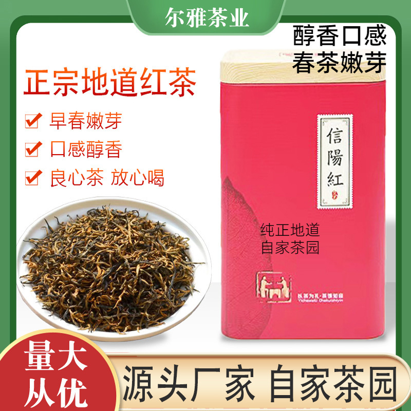 信阳红茶原产蜜香型正宗功夫红茶毛尖嫩芽春茶500g红茶茶叶