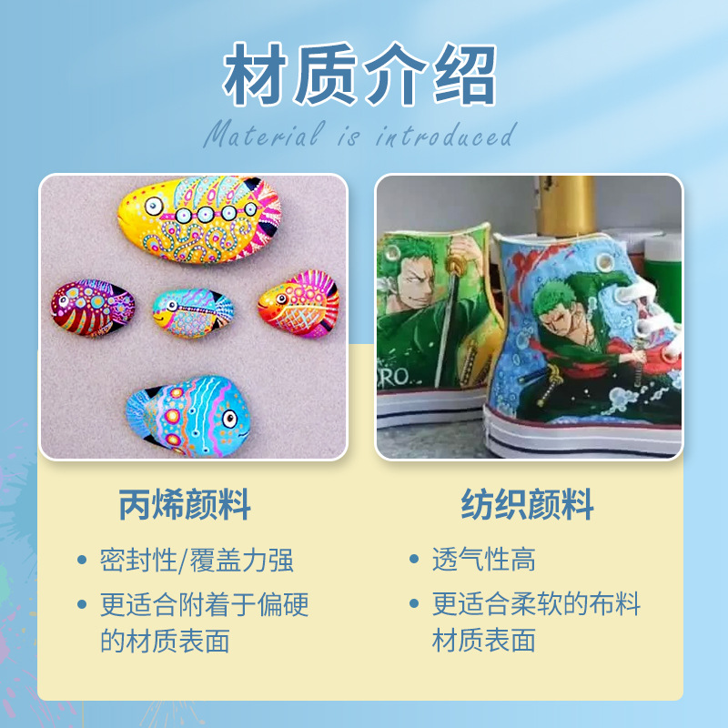 Marley pintura acrílica tubo de aluminio traje 12 colores acuarela gouache pintura al óleo graffiti DIY arte pintura 12ml