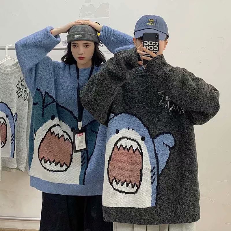 Small design autumn cartoon cute demi-season sweater