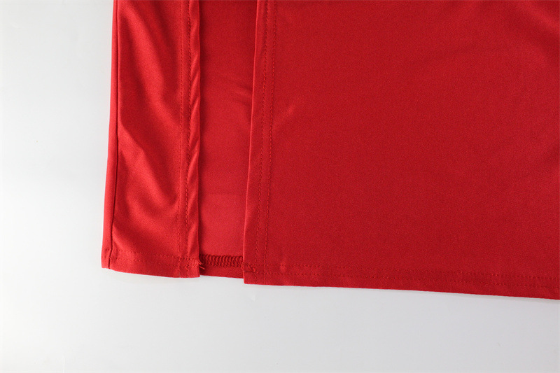 Women Clothing Sleeveless Halter Deep V Plunge Sexy High Slit Backless Sexy Dress Red Carpet Dress
