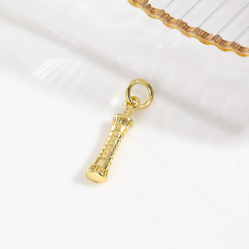 5g Weight Pendant Jewelry Making Type 20*3mm Jewelry Making Size DIY Jewelry Accessories Classification 5 PCS/Package Quantity Copper Material Eiffel Tower Pattern All Seasons Season Plating Design Vintage Style Style 5 PCS/Package 20*3mm Copper Eiffel Tower Pendant 1