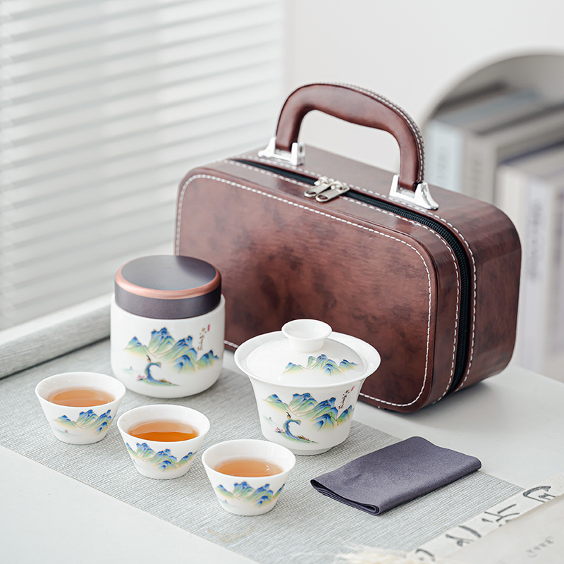 旅行茶器携帯用工夫茶器セット屋外ティーポット|undefined