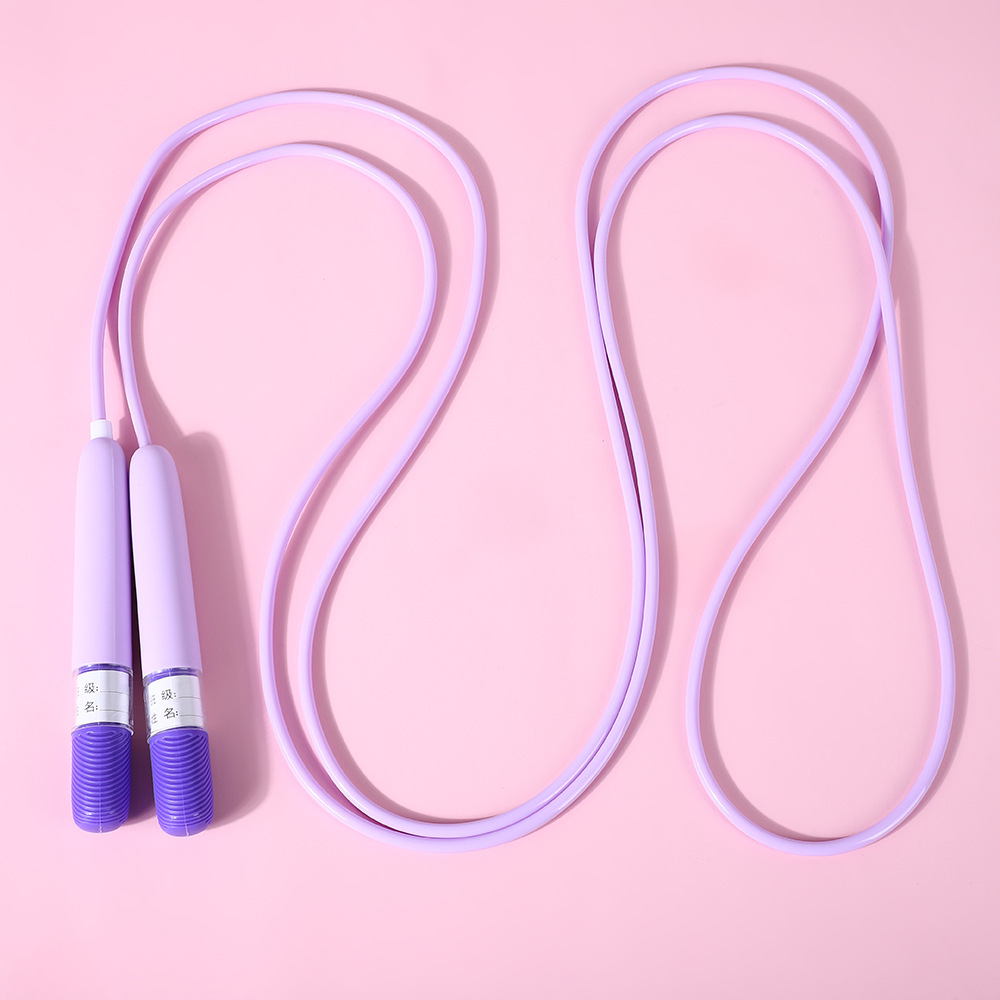 서명 가능한 PVC 레이싱 줄넘기 보라색