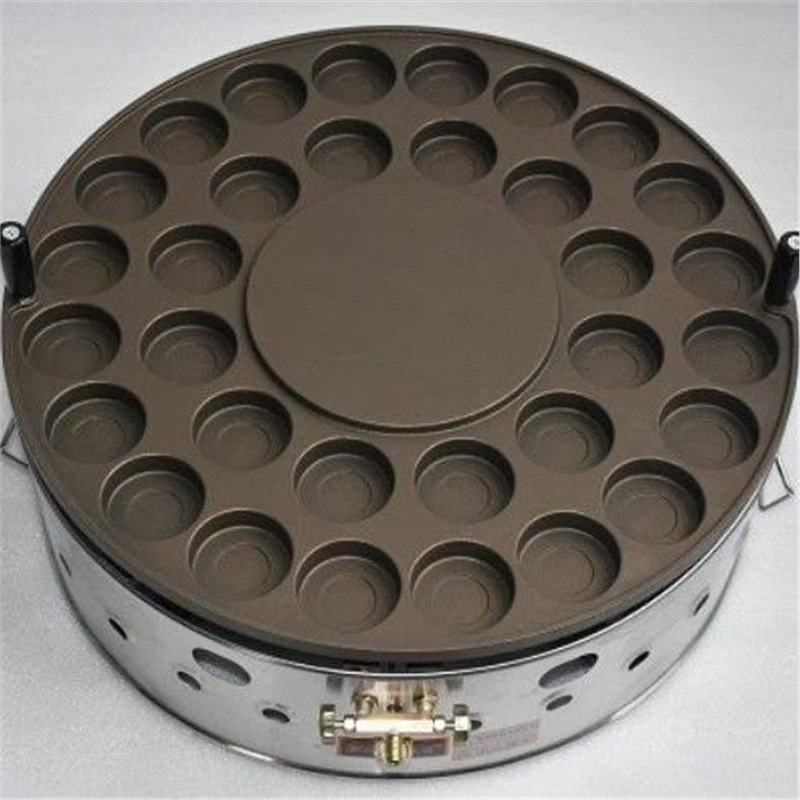 22 agujeros 26 agujeros 32 agujeros horno de hamburguesas de huevo de gas comercial máquina de hamburguesas de huevo máquina de hamburguesas de frijoles rojos