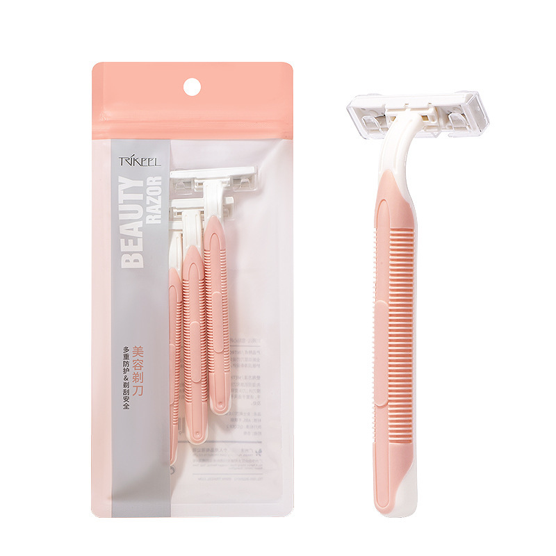 Chuan Qier Shaving Knife 3 Sets Ladies Manual Shaving Knife to Remove Leg Hair, Private Parts, Hair Removal and Axillary Hair Removal Razor Chuan Qier Shaving Knife 3 Sets Ladies Manual Shaving Knife to Remove Leg Hair, Private Parts, Hair Removal and Axillary Hair Removal Razor