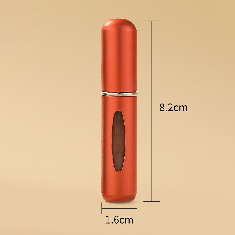 5ml de llenado inferior perfume sub-botella presionando botella de spray portátil de viaje sub-botella de líquido sub-contenedor botella cosmética