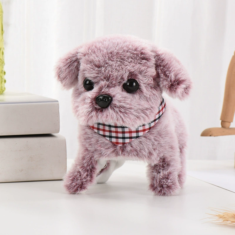 Plush electronic realistic pet toy, soft plush, many animal styles and colors