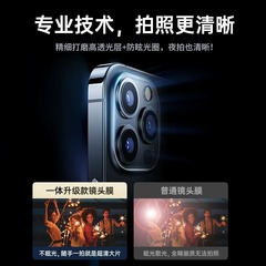 適用蘋果15plus鏡頭膜iphone14promax高清防爆13後攝像頭貼膜ip11