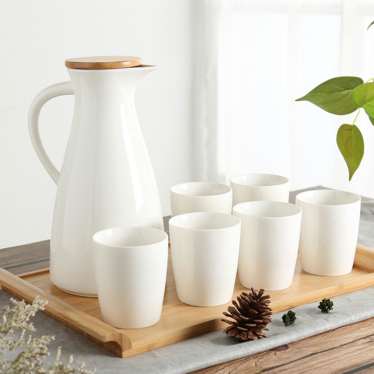 Ceramic creative teapot, tea set for living room