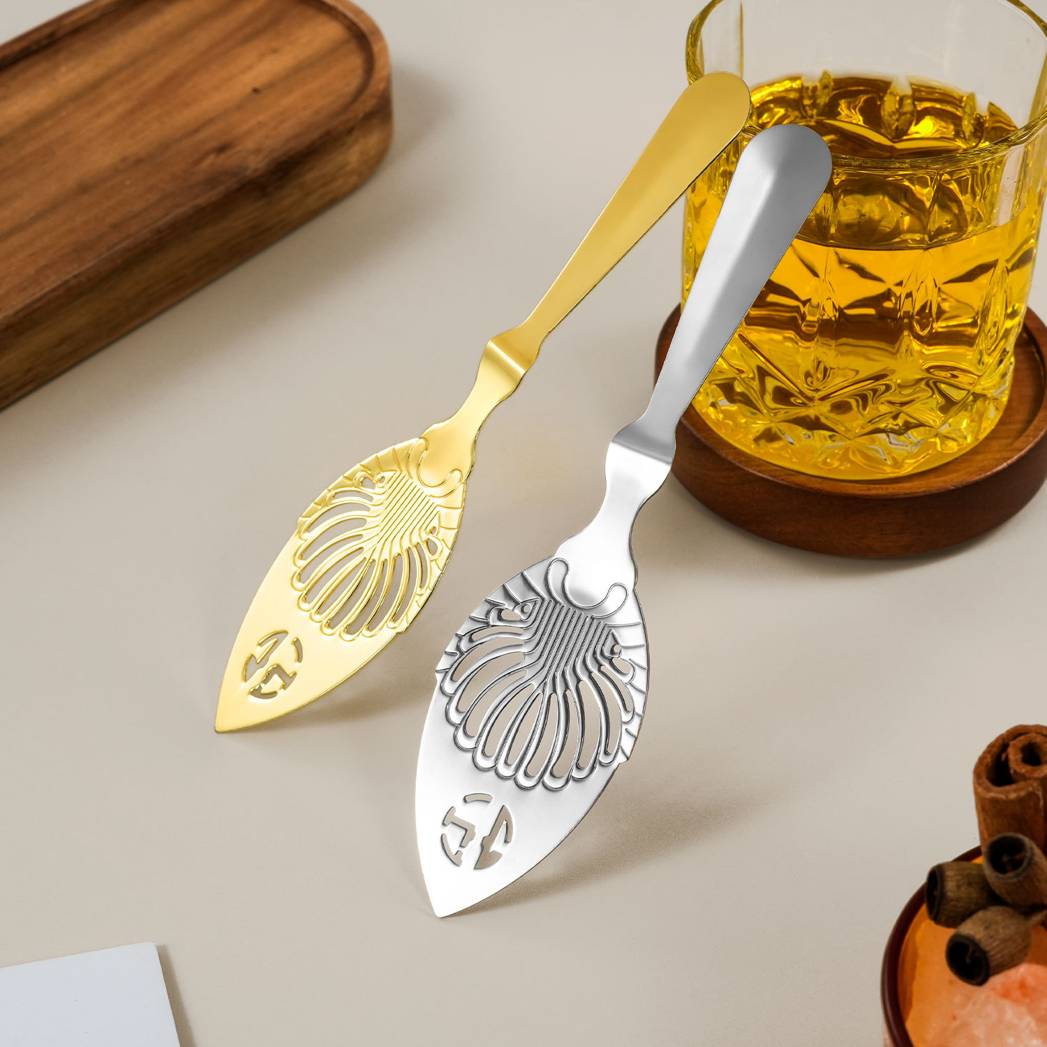 Venta caliente transfronteriza de bares de cucharas de ajenjo, cucharas de ajenjo, cucharas de esencia amarga, cucharas de ajenjo, cucharas de fuga de ajenjo Absinthe Spoon image 4