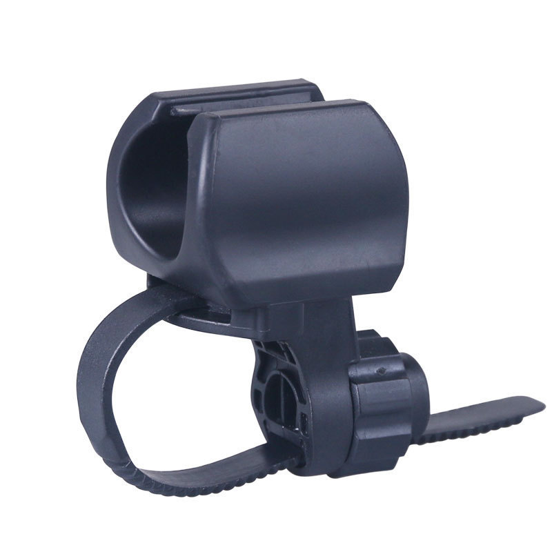 New Simple Bicycle Light Stand Flashlight Holder Light Clip 360-Degree Rotatable Bracket Headlight Fixing Accessories