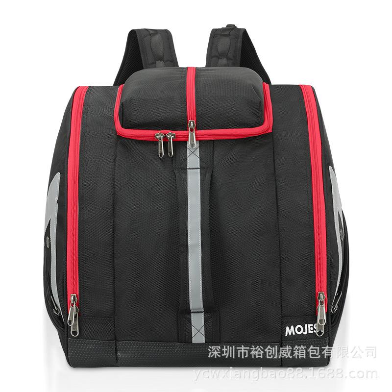 검정색 바탕에 빨간색 지퍼