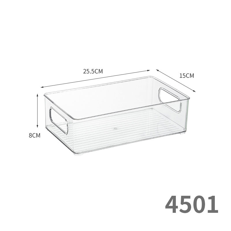 4501. transparent box-wide and short style 1 pet high transparency