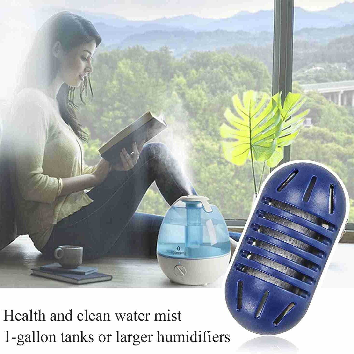 Suministro directo transfronterizo en stock pelo directo desmineralización ultrasónica humidificador reemplazo cartucho de filtro humidificador limpiador de tanque de peces