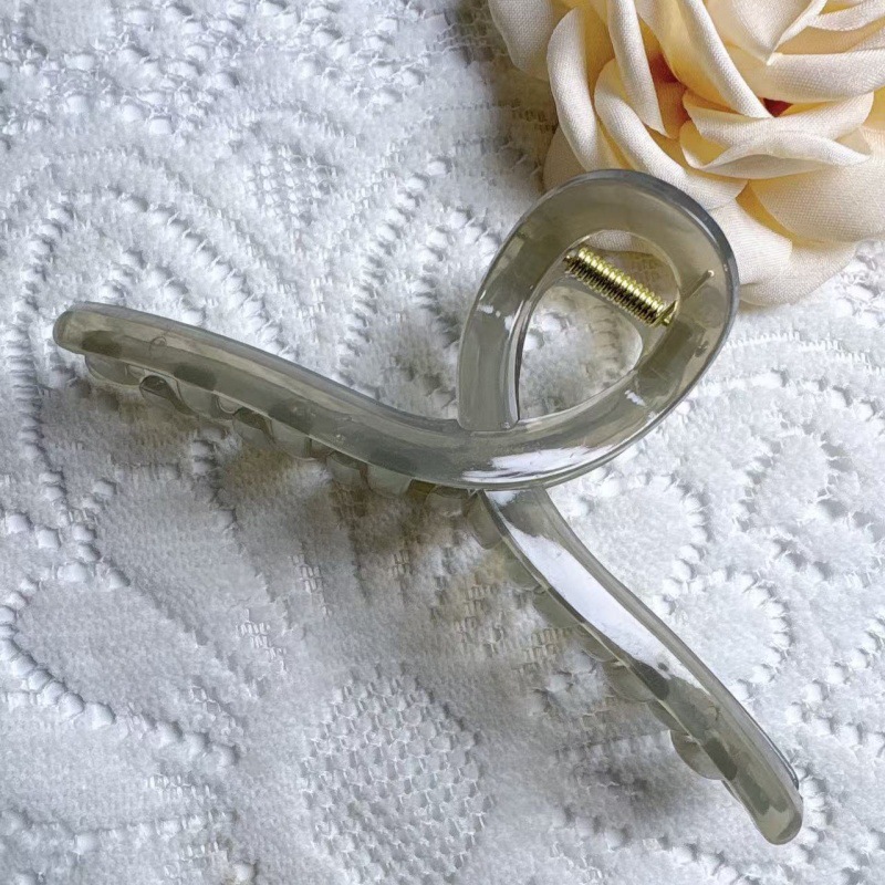 グラブクリップ サメクリップ 良質 13cm ふっくら後頭部の髪 高級ヘアクリップ ハーフタイヘアクリップ 小さな爪クリップ