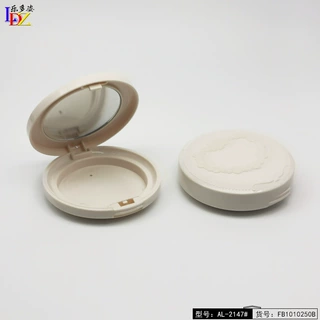 单层圆形粉饼腮红眼影口红香体膏空粉彩妆分装盘盒内径55mm