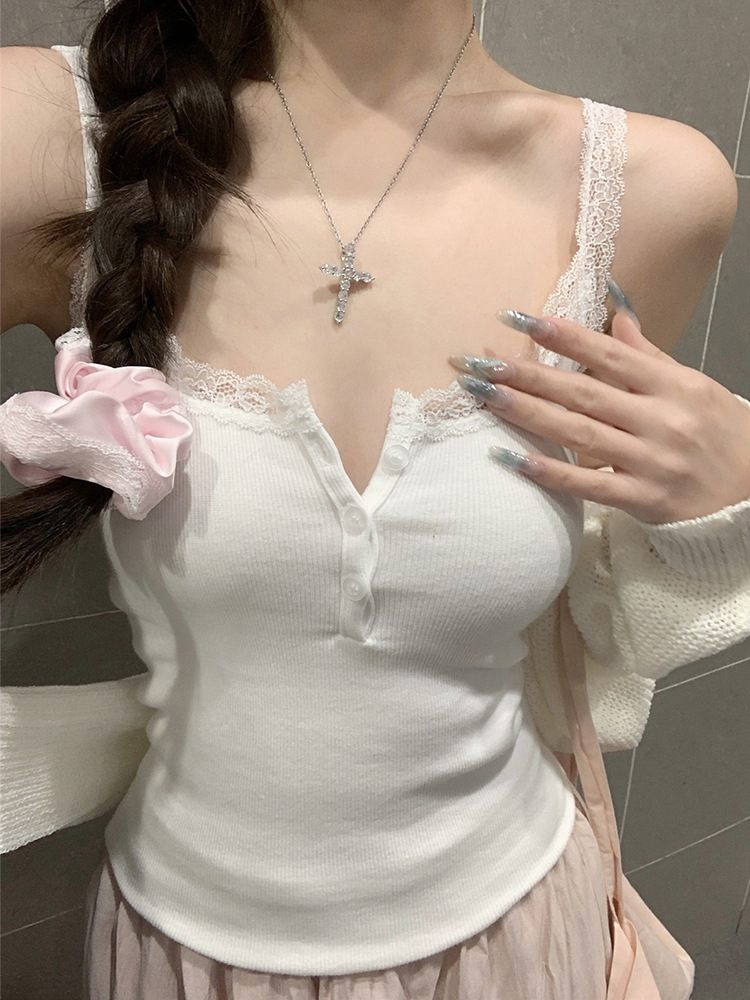 Lace tank top