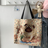 Capacious shopping bag for mother and baby one shoulder