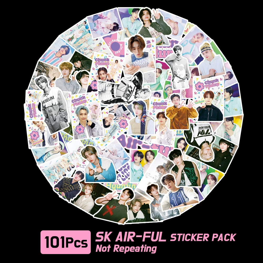 Интегрированные наклейки 100 Korean pop наклейки с самоклеющейся основой для KPOP, большие головы, декоративные наклейки 96 штук