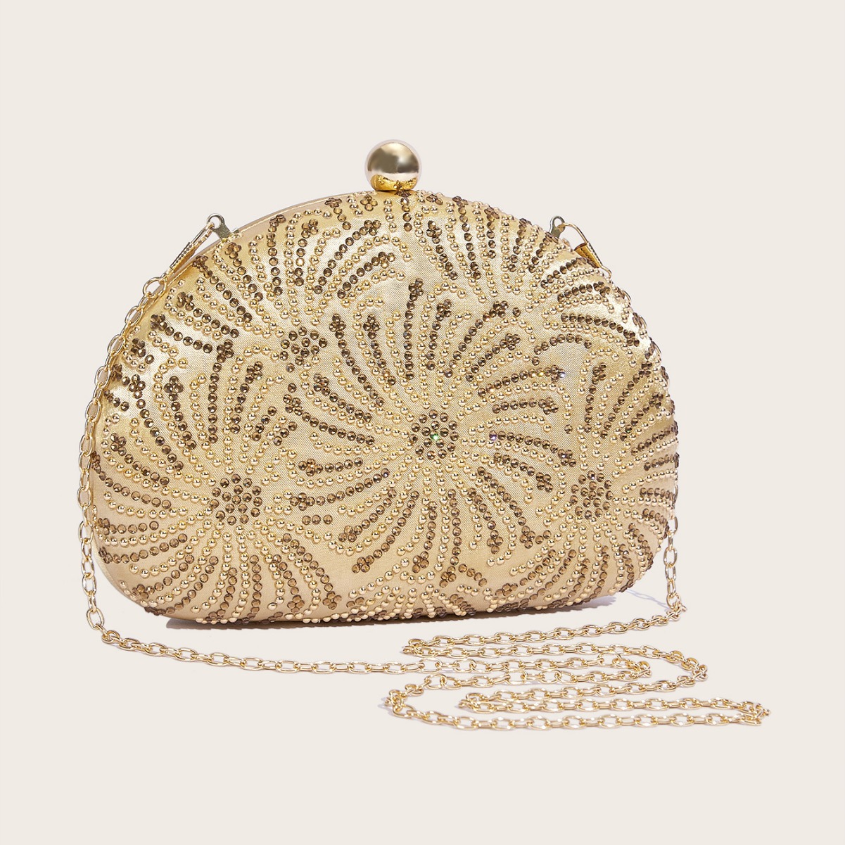 Borsa a tracolla con catena elegante da sera, da sposa e da ballo_voghion.com