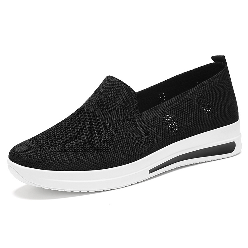 Zapatos de primavera de mujer, zapatos de mujer transfronterizos de un pie, zapatos casuales, zapatos de madre superficiales, zapatos de suela suave, zapatos transpirables